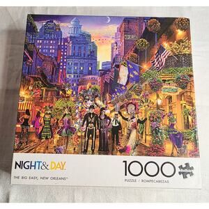 Night & Day Buffalo 1,000 Piece Puzzle The Big Easy, New Orleans Complete